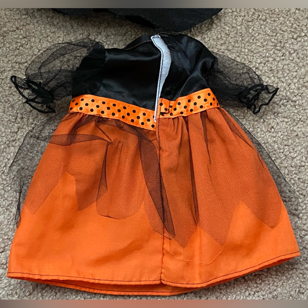 Witch Halloween costume for 18β doll π§ββοΈ π π» - Picture 12 of 16